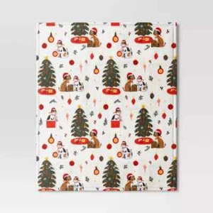 Target Wondershop Puppy Dog Kitty Cat Plush Throw Blanket Christmas Winter 2024 - Picture 1 of 4