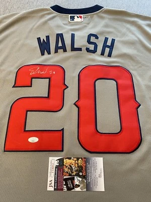 ANAHEIM ANGELS- JARED WALSH AUTOGRAPH 2022 GREY NIKE #20 JERSEY JSA VV86911 - Image 1 of 4