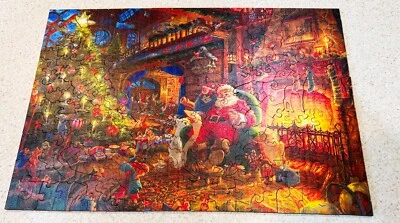 Rompecabezas de madera SANTA CLAUS -- 11 x 16 -- Piezas caprichosas Foto 1 de 4