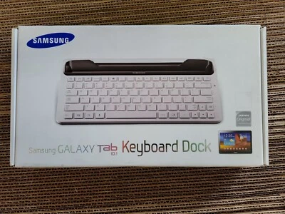 Samsung ECR-K14AWEGXAR White QWERTY Keyboard Dock for Galaxy Tab-10.1 - Image 1 of 4