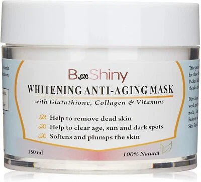 BeShiny Skin Lightening Whitening Face Mask Dark Spot Corrector Body Leg knee  - Image 1 of 4