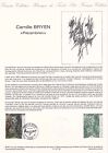 Document philatélique 1er jour 35- 1987 Tableau Camille Bryen Peintre 