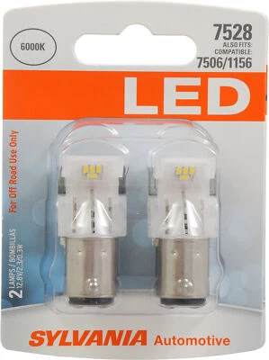 SYLVANIA - 7528 LED White Mini Bulb - Bright LED Bulb (Contains 2 Bulbs) - Image 1 of 4