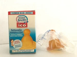 Mister Baby Tettarella, Vintage Beißring, Brustwarze, Sauger klein und weich Anti-Schluckauf - Bild 1 von 3