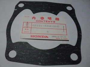 1981-83 Honda CR250 CR250R junta base nuevo de lote antiguo fabricante de equipos originales P/n 12191-ka4-000 - Imagen 1 de 1