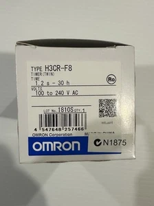 OMRON Model H3CR-F8 Twin Timer 100-240 VAC - Picture 1 of 3
