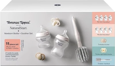 Tommee Tippee Natural Start Bottiglia e Succhietto Starter Set 150 ml e 260 ml - Immagine 1 di 4