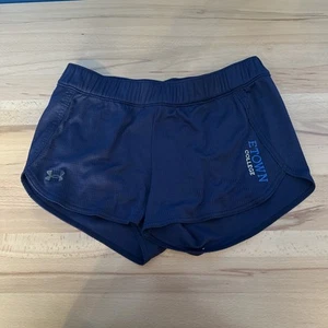 Pantalones cortos Under Armour Elizabethtown E-Town para mujer azules ligeramente usados - Imagen 1 de 4