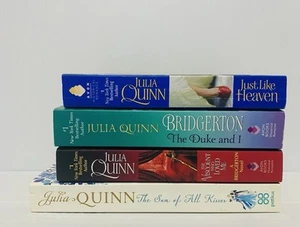 Julia Quinn Bridgerton & Smythe-Smith 4 Book Lot Paperbacks Romance Historical - Picture 1 of 6