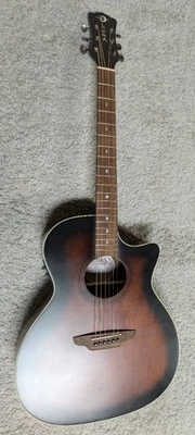 Luna ART CRAFTSMAN Grand Auditorium Cedar Koa Acoustic Electric Guitar B-STOCK - Image 1 of 4