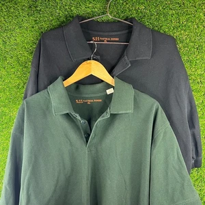 5.11 TACTICAL POLO 2 STÜCK grün schwarz GR XL - Bild 1 von 6