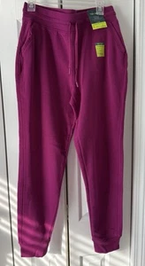 Tek Gear Women’s Active Ultrasoft Fleece Jogger in Berry Grigo-LARGE LONG (Tall) - Picture 1 of 5