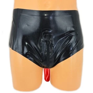 Latex Slip mit Reißverschluss und Analkondom 0,4 Size:M(3576) - Bild 1 von 6