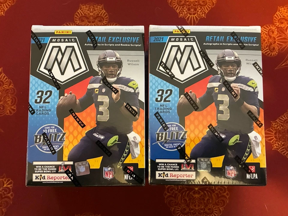 Lot of 2 - 2021 Mosaic Football Blaster Box Factory Sealed NFL - Image 1 of 2