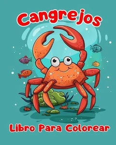 Libro Para Colorear de Cangrejos: P?ginas Simples Para Colorear de Cangrejos Par - Picture 1 of 1