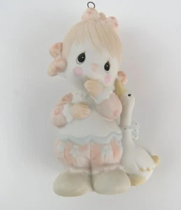 Precious Moments Ornament 3.5" Figurine Enesco Samuel J Butcher 112364 EUC - Picture 1 of 5