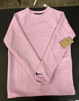 NUEVO CON ETIQUETAS SUÉTER HOMBRE NIKE DRI-FIT CUELLO REDONDO, TALLA: 2XL, COLOR: ROSA (M8.23) Foto 1 de 2