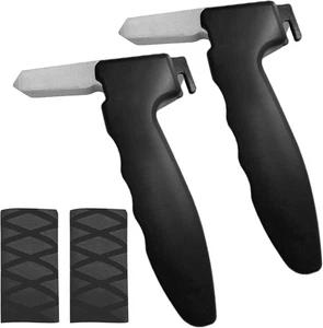DAORFAA 2 Pack Car Door Handle for Elderly Assist Portable Black - Foto 1 di 7