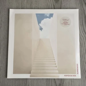 Rufus Du Sol Surrender Vinyl LP Colored Red Vinyl New Sealed Hype Stickers  - Imagen 1 de 4