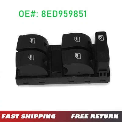 New Electric Power Window Master Switch For 2005-2012 Audi A3 A6 S6 Q7 US STOCK — 第 1/4 张图片