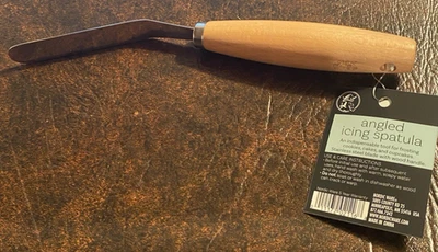 Nordic Ware Angled Icing Frosting Spatula Wood Handle - NEW - Image 1 of 2