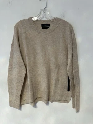 Nuevo Suéter Mujer Tahari 100% Cachemira 2 Cachemira Talla XL Beige Mangas Largas  Foto 1 de 4