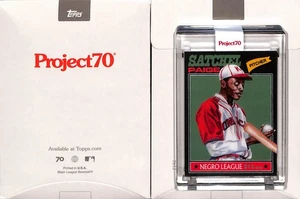2021 TOPPS PROJECT 70 #781 SATCHEL PAIGE -KANSAS CITY MONARCHS- JACOB ROCHESTER - Picture 1 of 2