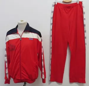 ENNERRE NR 80's JCB CALCIO SPORT VINTAGE ITALIA TUTA TRACKSUIT SUIT CHANDAL - Foto 1 di 16