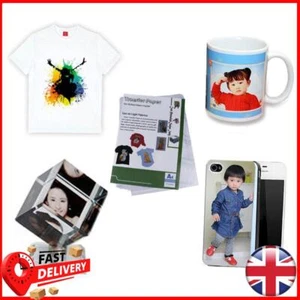 10pcs Sublimation Print Paper No Residue Stable for Light Color Fabrics Cloth - Picture 1 of 8