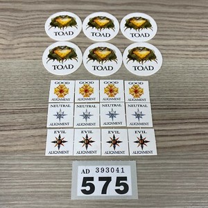TALISMAN TOAD & ALIGNMENT COUNTERS COMPLETE GAMES WORKSHOP WARHAMMER FANTASY