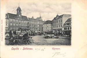 Tschechien - Teplice - Der Marktplatz. - Bild 1 von 2