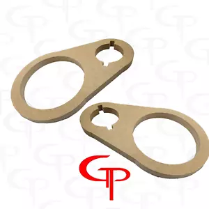 Anello altoparlante 6,5 pollici + dentellato Super Tweeter pod deflettore MDF 6 1/2 coppia - Foto 1 di 3