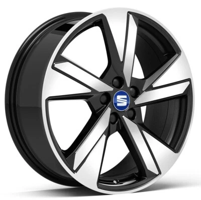 NOVAS TAMPAS DE CENTRO DE RODA DE LIGA LEVE DE ASSENTO GENUÍNAS x4 CROMO+ AZUL MISTÉRIO 6F0071409C W5L - Imagem 1 de 4