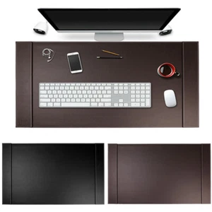 34 x 20" Premium Echtleder Home Office Rutschfeste Schreibtischunterlage Gaming Maus Matte - Bild 1 von 23