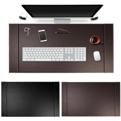 34 x 20" Premium Genuine Leather Home Office Non Slip  Desk Pad Gaming Mouse Mat - Image 1 of 4