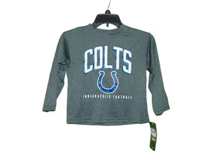 Indianapolis Colts Long Sleeve T-shirt Boys Medium 5-6 New - Picture 1 of 2