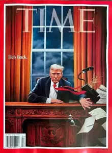 TIME MAGAZINE FEB.10. 2025 | DONALD TRUMP | HE'S BACK - Picture 1 of 1