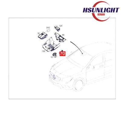 1PC Rain Humidity Sensor for Mercedes Benz S (W221) 2005-2013 SL (R231) 2013-18 - Image 1 of 4