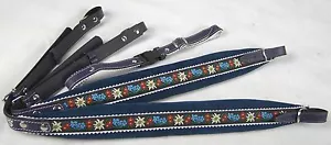 AKKORDEON HARMONIKA TRAGERIEMEN schwarz bk 60mm EDELWEISS GURT AKKORDEONRIEMEN - Bild 1 von 2