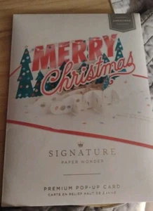 Merry Christmas Pop-Up Card Santa's Winter Workshop Santa's Village - Picture 1 of 1