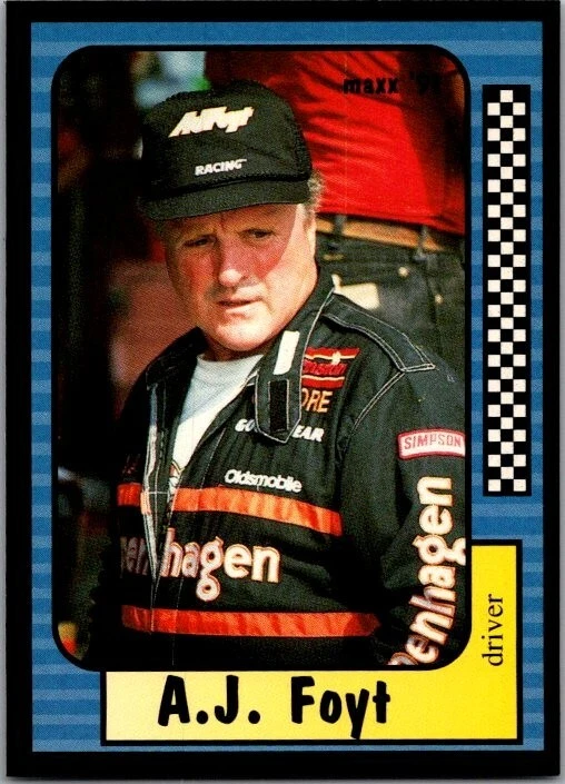 1991 Maxx Collection - #14 A. J. Foyt Driver - Image 1 of 2