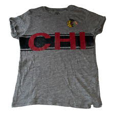 Chicago Blackhawks 47 Brand Womens T-Shirt New Small
