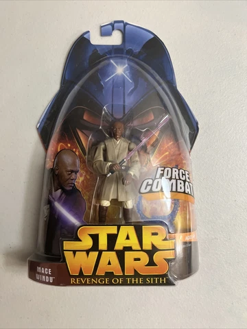 🍕🍕Star Wars Revenge of The Sith MACE WINDU  3.75" Figure Hasbro🍕🍕 Cover