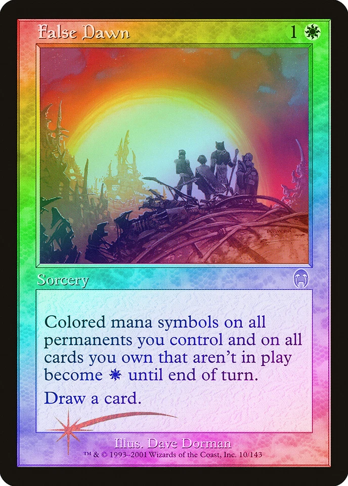 False Dawn FOIL Apocalypse HEAVILY PLD White Rare MAGIC GATHERING CARD ABUGames - Image 1 of 1