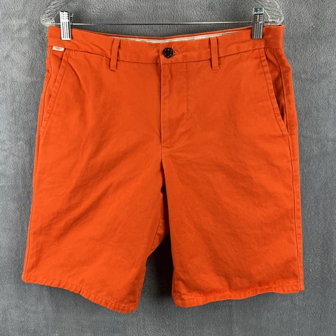 Clemson Tigers Shorts Adult 32 Orange Dockers Embroidered Logo Chino Bermuda 10" Cover