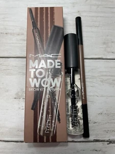 MAC Made To Wow Brow Kit: Auburn - Penny/Clear -  Full Size - New w/box - Picture 1 of 2