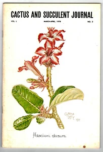 March-April 1978 Cactus And Succulent Journal Vol. L. No. 2 - Bild 1 von 2