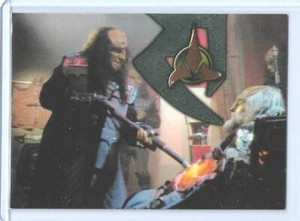 RARA TARJETA DE PERSECUCIÓN 1997 SKYBOX STAR TREK TNG temporada 6 "Painstik" lámina en relieve #S32 - Imagen 1 de 2