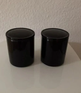Iittala Purnukka Aufbewahrungsdosen schwarz, zwei Stück mit Deckel - Bild 1 von 5