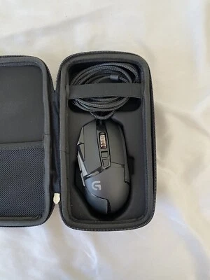 Logitech G502 High Performance Gaming Mouse RGB Black Wired Weighted WITH CASE - Image 1 of 4